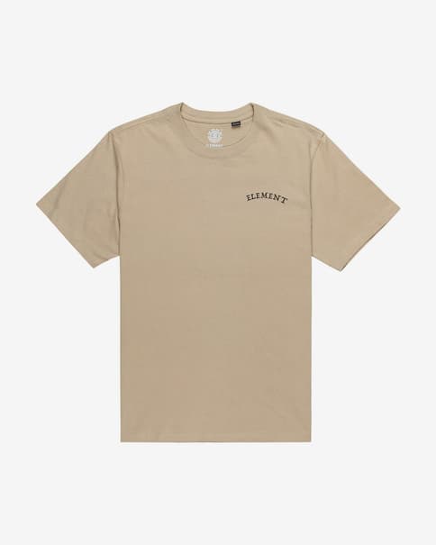 Camiseta Element Ancient Universe manga corta beige
