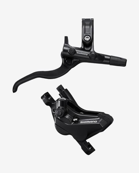 Freno de disco hidráulico trasero Shimano Deore M4100 4 pistones negro