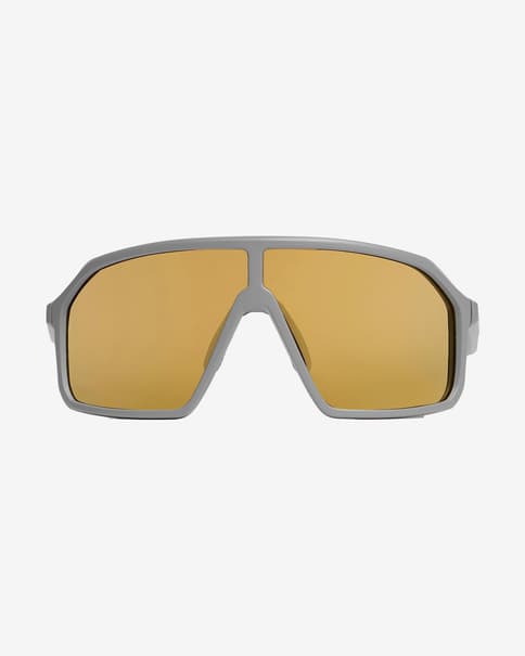 Gafas Endura Mullet gris con lentes espejadas amarillo