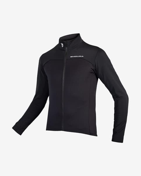 Maillot Endura FS260 Pro Roubaix manga larga negro