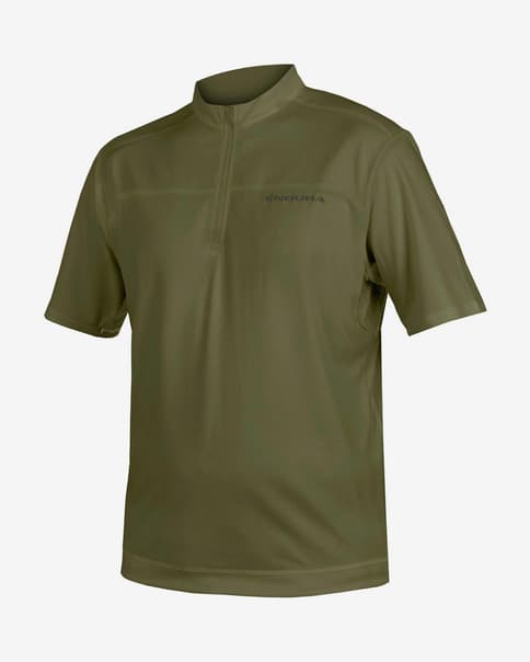 Maillot Endura Hummvee II manga corta verde oliva