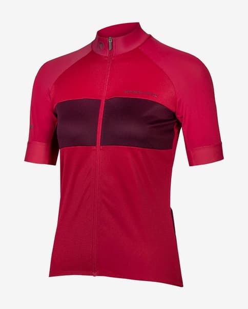 Maillot Endura FS260-Pro II manga corta lila mujer