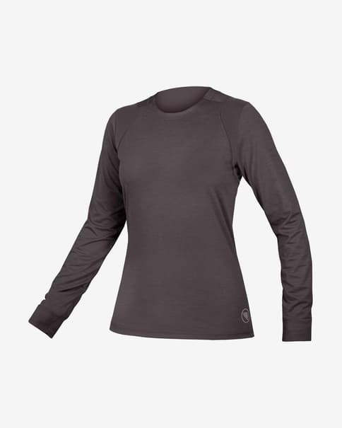 Maillot Endura SingleTrack manga larga gris mujer
