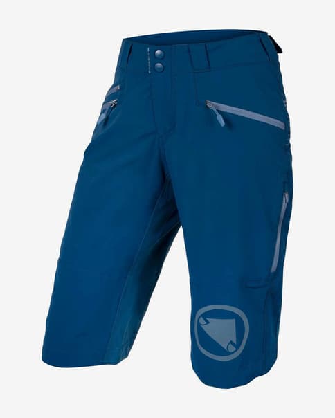 Pantalón corto Endura SingleTrack II sin badana azul intenso mujer