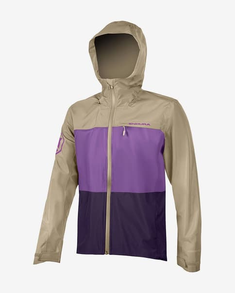 Chaqueta Endura Singletrack II marrón claro lila