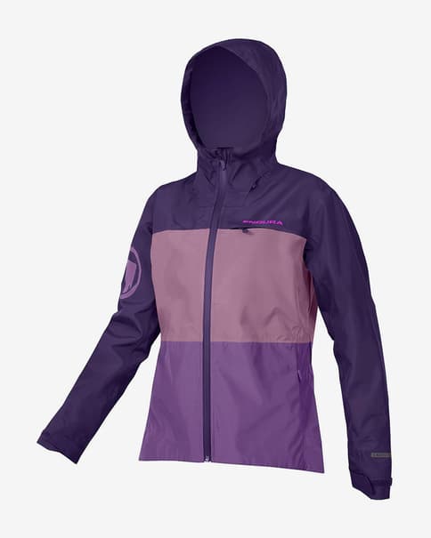 Chaqueta Endura Singletrack II lila rosa mujer