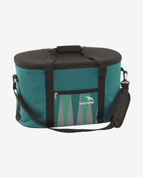 Bolsa frigorífica Easy Camp Backgammon Cool Bag S 28L verde negro