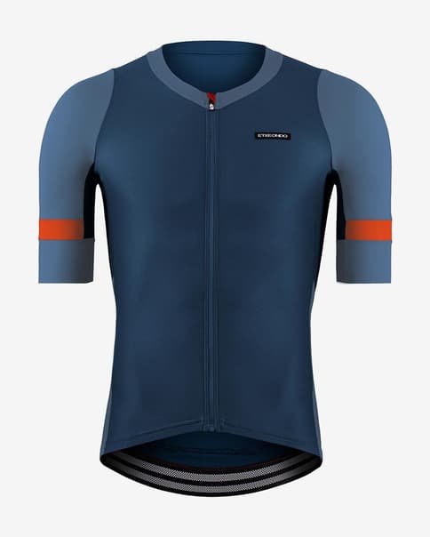 Maillot Etxeondo Mendi manga corta azulado