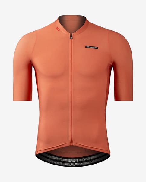 Maillot Etxeondo Alde Metalic manga corta naranja