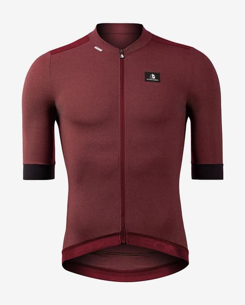 Maillot Etxeondo Ondar manga corta granate