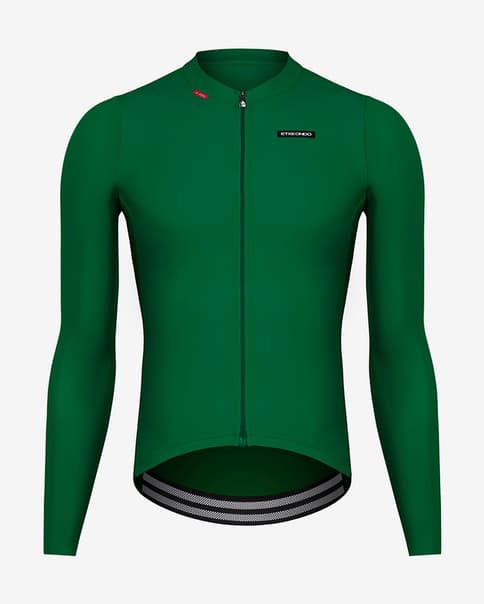 Maillot Etxeondo Alde manga larga verde oscuro