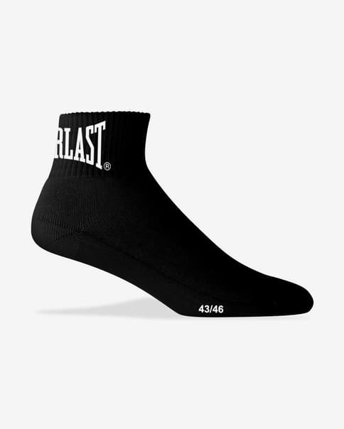 Everlast Quarter Zwarte Sokken (3 Paar)