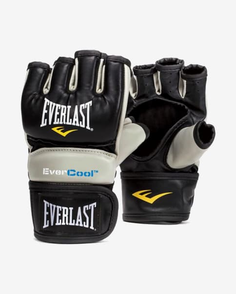Gants Everlast Everstrike Training noir gris jaune
