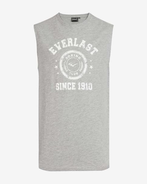 Everlast Carole mouwloos t-shirt wit grijs