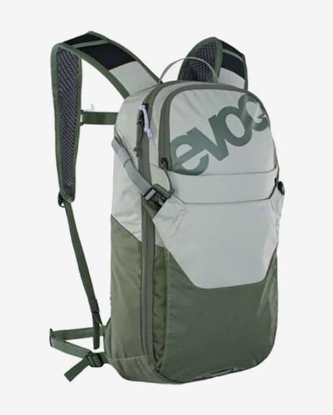 Mochila de hidratación Evoc Ride 8L + 2L Bladder gris verde