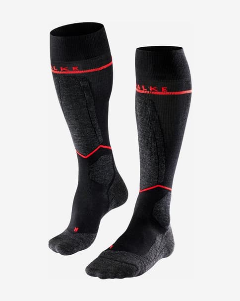 Calcetines Falke SK4 Energizing Light negro gris oscuro