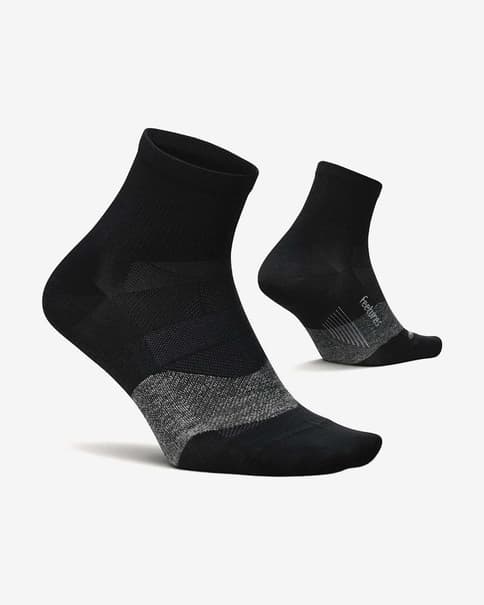 Calcetines Feetures Elite Ultra Light Quarter negro