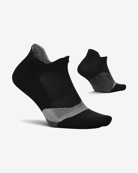 Calcetines Feetures Elite Light Cushion No Show Tab negro
