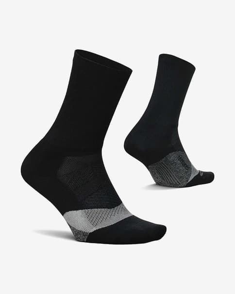 Calcetines Feetures Elite Light Cushion Mini Crew negro