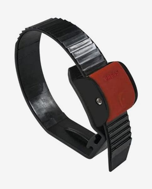 Correia sobresselente Fiamma Quick-safe para suporte de bicicletas preto vermelho