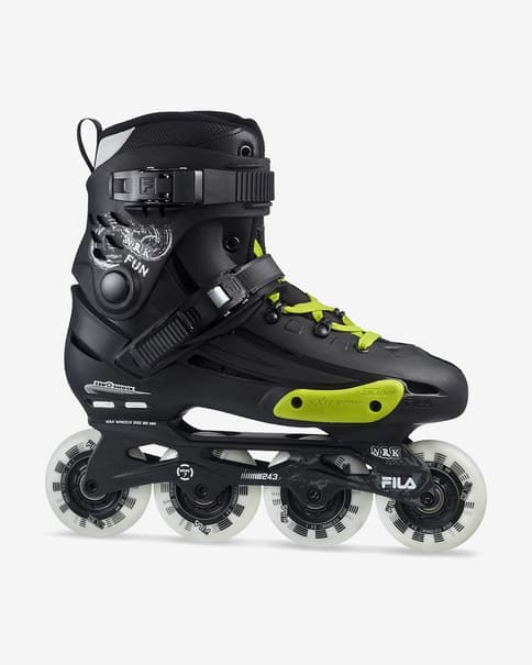 Patines Fila Skates NRK Fun negro amarillo