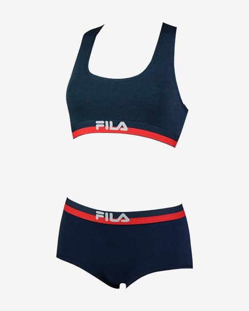 Fila Elastic Nos Bra Dark Blue