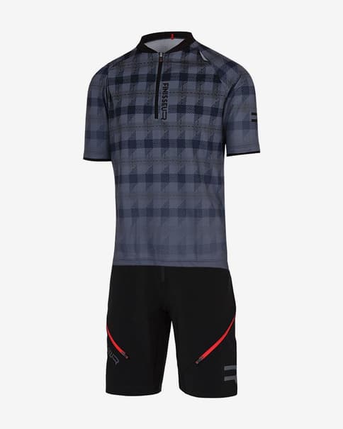 Equipación Finisseur Core MTB Tartan gris negro