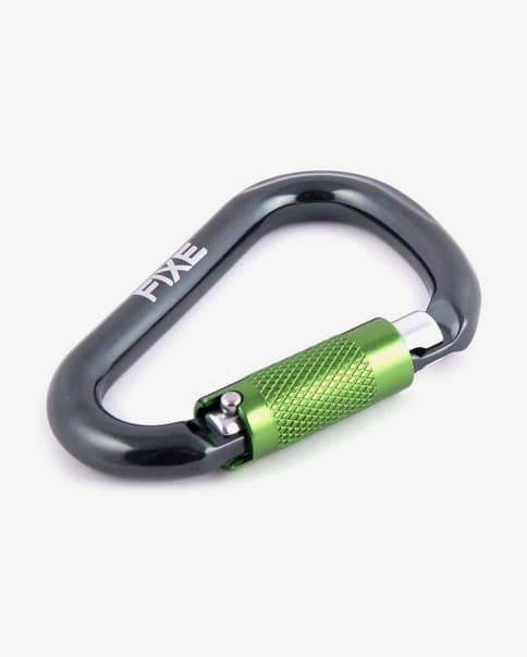 Mousqueton Fixe Climbing Lotus Stone automatique gris foncé