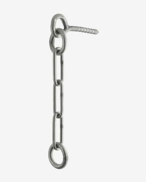 Relais Fixe Climbing C Station Tensor Chain gris argenté