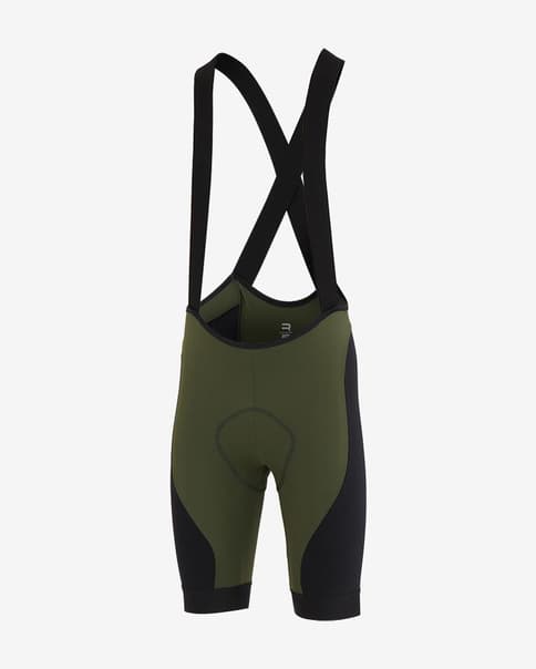 Salopette Finisseur Pro MTB XC nero verde militare
