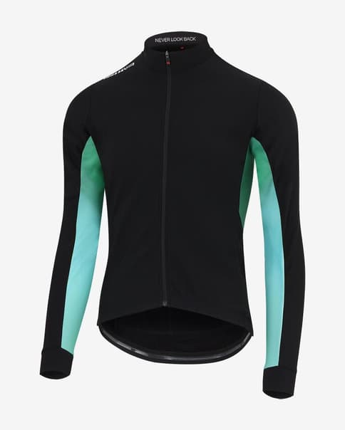 Maillot Finisseur Core Thermal Recycled manga larga negro verde