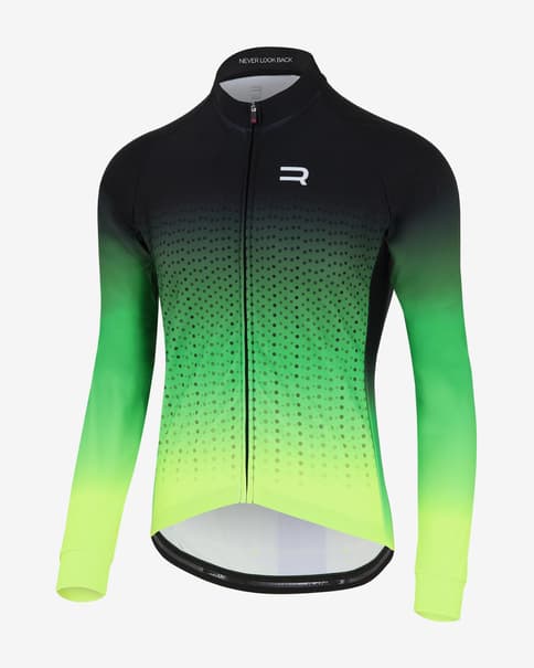 Maillot Finisseur Core Thermal Gradient manga larga amarillo negro