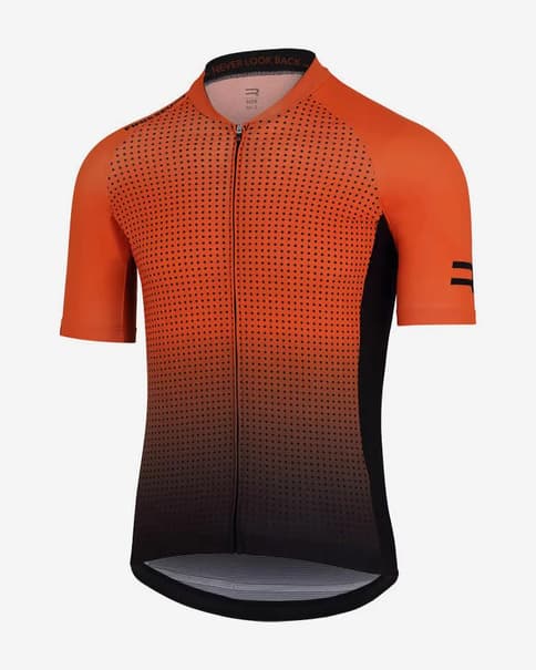 Maillot Finisseur Core Gradient 2 manga corta naranja negro