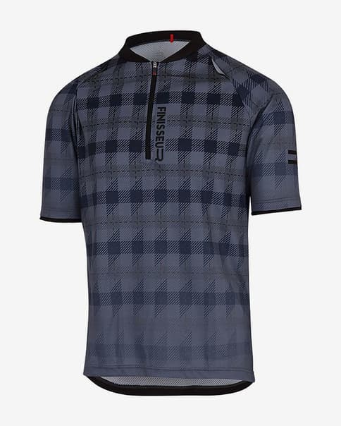 Maglia Finisseur Core MTB Tartan manica corta grigio
