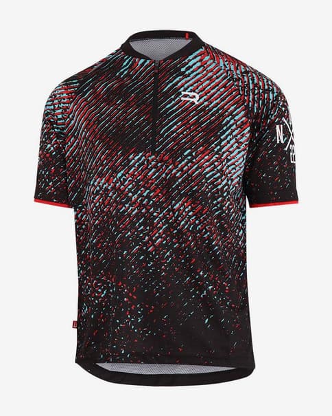 Maglia Finisseur Core MTB Signal manica corta antracite blu