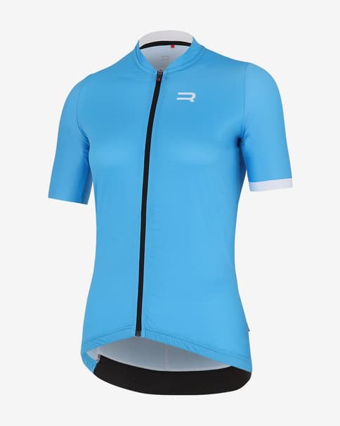 Maillot Finisseur Pro manga corta azul claro mujer