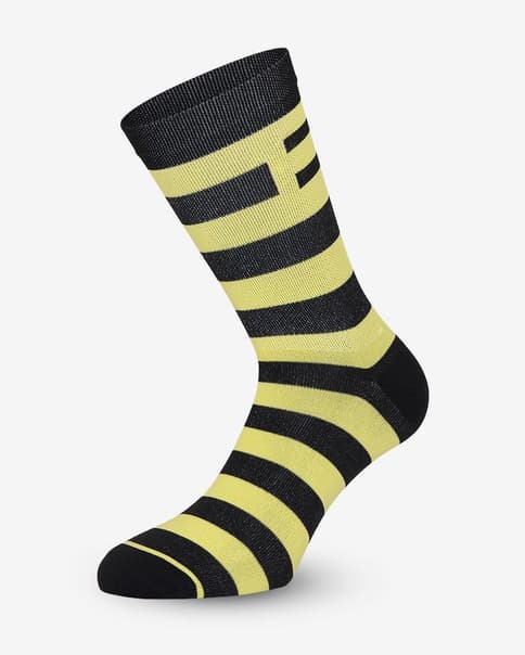 Calcetines Finisseur Marina amarillo negro