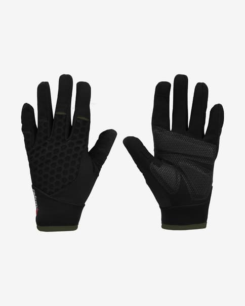 Guanti lunghi Finisseur Enduro nero verde militare