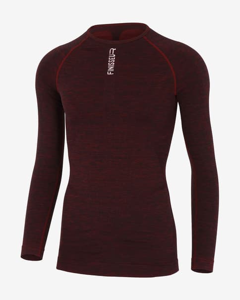Camiseta interior Finisseur Thermal manga larga rojo melange