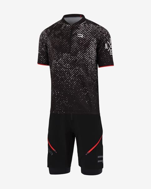 Completo Finisseur Core MTB Signal antracite + Salopette Finisseur Pro MTB baggy + Salopette Finisseur Pro MTB inner pant