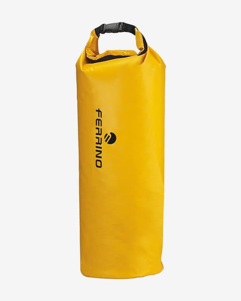 Bolsa impermeable Ferrino Aquastop 20L amarillo negro