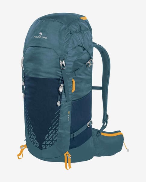 Mochila Ferrino Agile 25L azul pálido amarillo