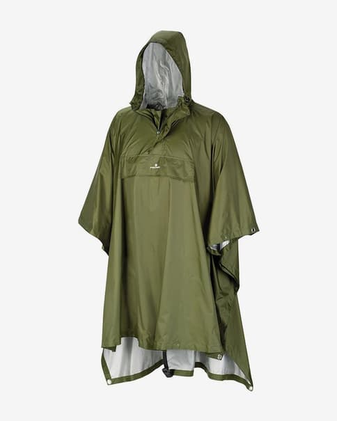Poncho impermeable Ferrino Todomodo verde oliva
