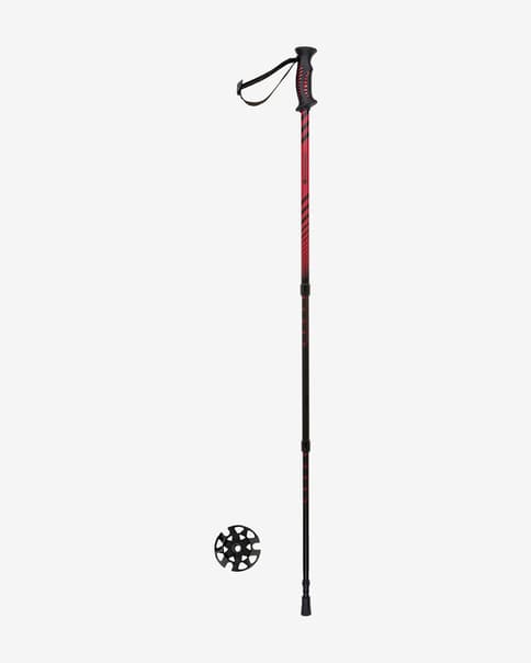 Bastones Ferrino GTA rojo negro (par)