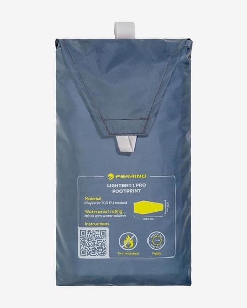 Suelo protector Ferrino Lightent 1 Pro Footprint gris