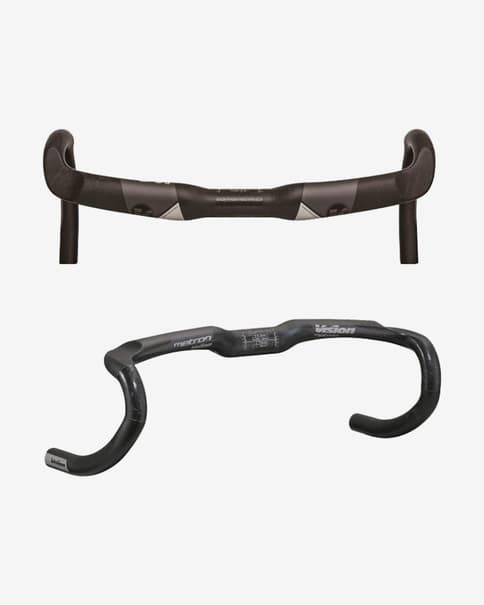 Manillar FSA Road Vision Metron 4D carbono negro gris
