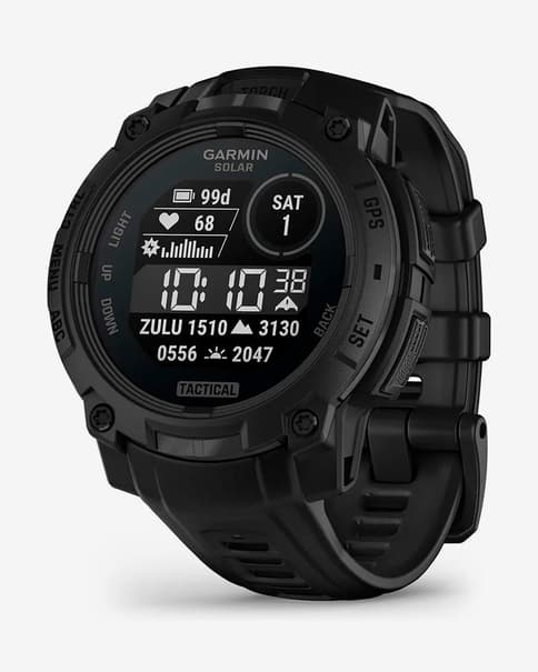 Garmin Instinct 3 Solar 45 mm Tactical Edition negro correa negro