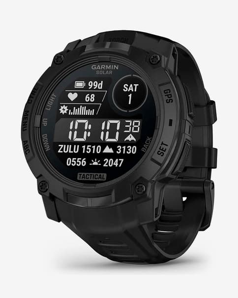 Garmin Instinct 3 Solar 50 mm Tactical Edition negro correa negro