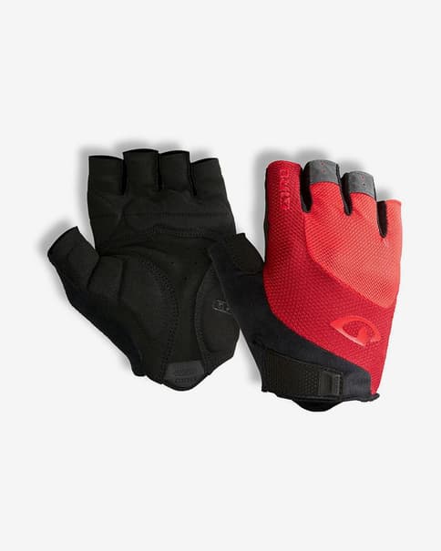 Guantes Giro Bravo cortos rojo negro