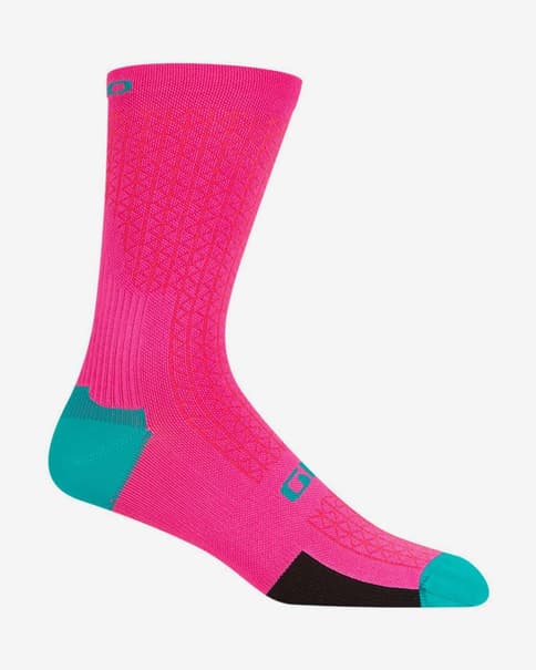 Calcetines Giro HRC Team rosa turquesa